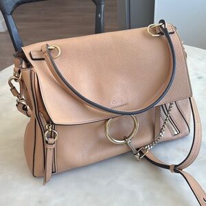 Tan Leather Shoulder Bag